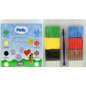 Pluffy Primer Polimer Kil Seti 8 Renk + Ebeşuar Hediyeli