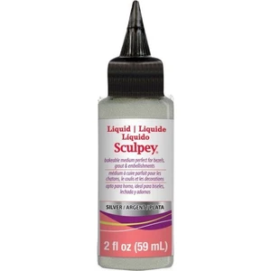 Silver Liquid Sculpey (Gümüş Rengi Sıvı Polimer Kil) 59 ml