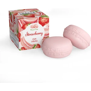 Çilek Macaron Sabun 100 gr