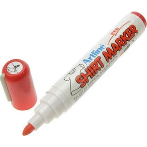 Shirt Marker Tişört Tekstil Kumaş Boyama Kalemi Kırmızı