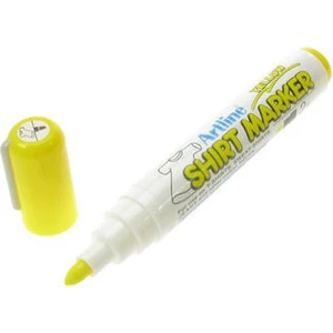 Shirt Marker Tişört Tekstil Kumaş Boyama Kalemi Sarı