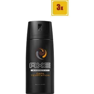 150 ml Dark Temptation Erkek Deodorant 3'lü Set
