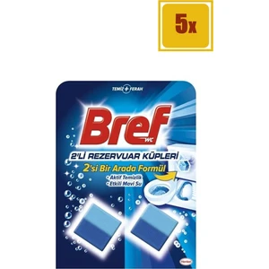 Wc Temizleme Küpü Aktif Rezervuar Blok 2'li Paket 5'li Set