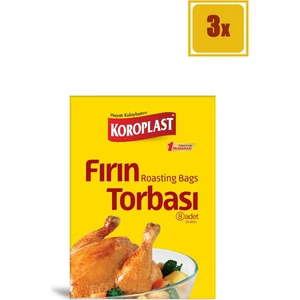 Fırın Torbası 8 Adet 3'lü Set