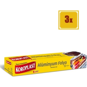 15 Mt Alüminyum Folyo 3'lü Set