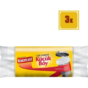Küçük Boy Çöp Torbası 30' lu 3'lü Set