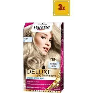 Deluxe 12/2 Titan Sarı Saç Boyası 3'lü Set