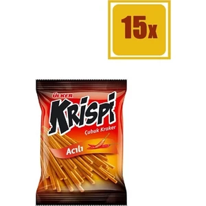 Krispi Acılı Çubuk Kraker 54 gr 15'Li Set