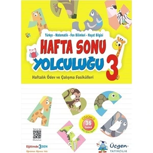 Üçgen Yayıncılık 3. Sınıf Hafta Sonu Yolculuğu - Haftalık Çalışma ve Ödev Fasikülleri