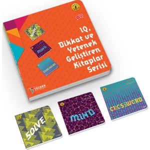 IQ Dikkat ve Yetenek Geliştiren Kitaplar Serisi Level 2 (7-8-9 Yaş) (3 Kitap Takım)
