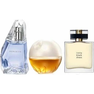 Perceive Bayan Parfüm 50  ml +Avon Little Black Dress Bayan Parfüm+Avonincandessence Bayan Parfüm