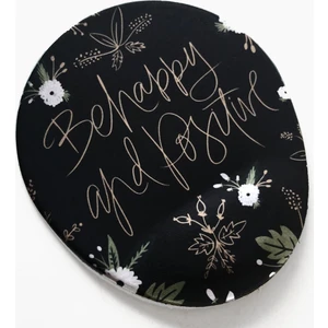 Office Küp Bilek Destekli Mouse Pad Be Happy