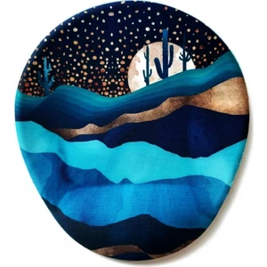 Office Küp Bilek Destekli Mouse Pad Moon Love