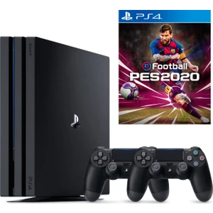 Playstation 4 Pro 1 TB Oyun Konsolu + Ps4 Pes 2020 + 2. Ps4 Kol