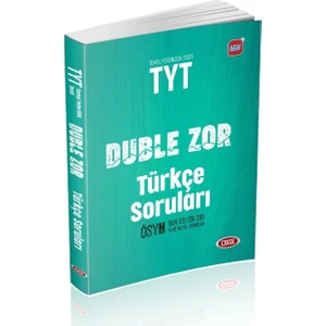 Data Yayınları TYT Duble Zor Türkçe Soruları