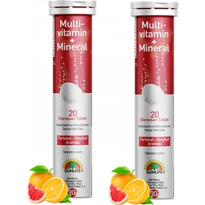 Multivitamin Mineral Eff 20 Tablet 2'li