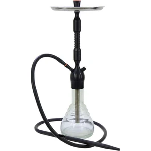 Siirtürünleri Kilitli Nargile Siyah Cam 70 cm