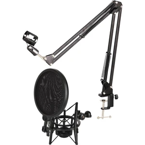 Nb39 Masa Mikrofon Standı (Sehpa) + Sh-101 Pop Filtre Ve Shock Mount Set