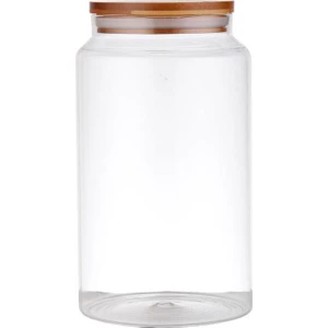 Tohana Bambu Kapaklı Cam Kavanoz 2250 ml