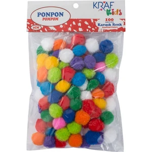 Kids Ponpon 2 cm 100'lü