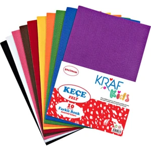 Kids Keçe 50 x 70 cm Karışık 10 Renk