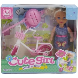 Bisikletli Mini Manken Bebek