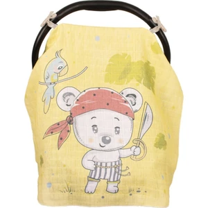 Sevi Bebe Pano Baskılı Müslin Ana Kucağı Örtüsü