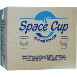 Space Cup Plastik Bardak 3000 Adet Koli