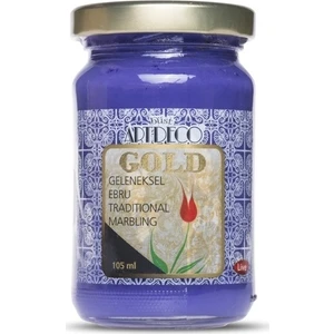 Gold Geleneksel Ebru Boyası Mor