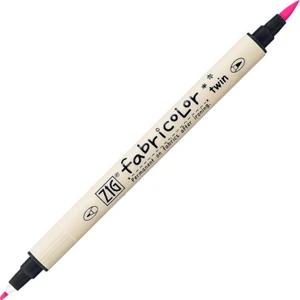 Fabricolor Twin Çift Uçlu Tekstil Kumaş Boyama Kalemi Fluorescent Pink