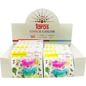 Taros Silikon Balık Şkl. Kalem Tutacağı 3'Lü
