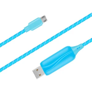 S-Cable Micro USB Işıklı, Mavi