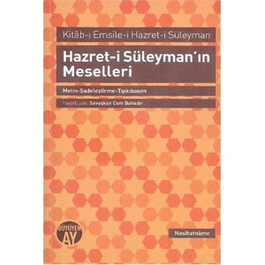 Hazreti-İ Süleymanın Meselleri-Anonim