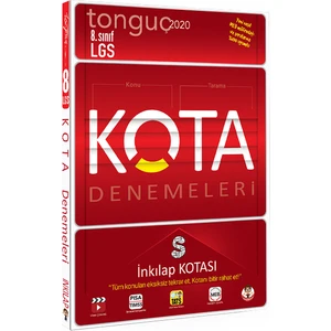 Tonguç Akademi KOTA Konu Taramaları İnkılap Kotası