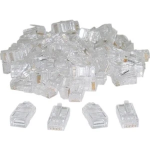 4220 100 Adet RJ45 Jack Cat5 İnternet Kablo Kablosu Ucu Konnektör Connector