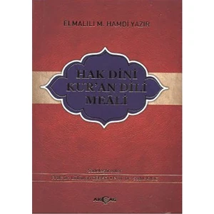 Akçağ Yayınları Hak Dini Kur'an Dili Meali (Küçük Boy)