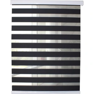 Ekonomik Düz Zebra Stor Perde Siyah 60x270