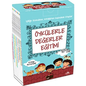 Öykülerle Değerler Eğitimi Seti (10 kitap) - Saide Nur Dikmen