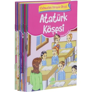 Odamdaki Kitaplık Seti 1 ve 2 Sınıflar İçin Düz Yazılı (10 Kitap-Küçük Boy) - Müfit Aksakal