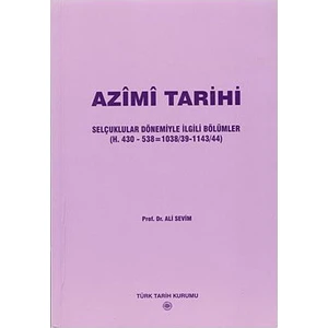 Azimi Tarihi-Ali Sevim