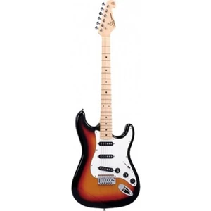 SX Stratocaster Elektro Gitar (3 Ton Sunburst)
