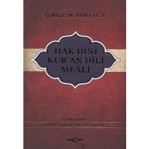 Akçağ Yayınları Hak Dini Kur'An Dili Meali (Orta Boy)-Elmalılı Muhammed Hamdi Yazır
