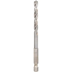 - Spiral Ahşap Matkap Ucu, 1/4" Altıgen Şaft - 6 X 63 X 106 Mm