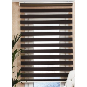 Bambu Zebra Perde Acı Kahve100x200
