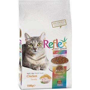 Cat Multi Colour Tavuklu Renkli Taneli Yetişkin Kedi Maması 1,5 Kg