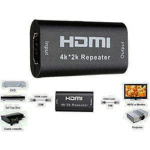 4868 Hdmi Dişi Dişi Uzatıcı Repeater 4K 40 Metre Adaptör Extender