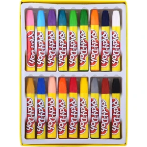 Pa010 18 Renk Pastel Boya Plastik Çantalı