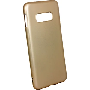 Case 4U Samsung Galaxy S10e Kılıf Klasik Mat Renkli Yumuşak Premier Silikon Altın