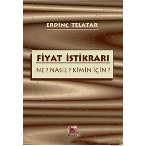 Fiyat İstikrarı-Erdinç Telatar