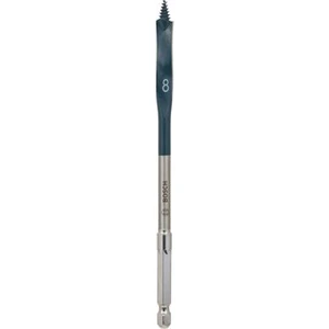 - Self Cut Speed Serisi Ahşap İçin Yaprak Matkap Ucu, Altıgen Şaftlı - 8 X 152 Mm